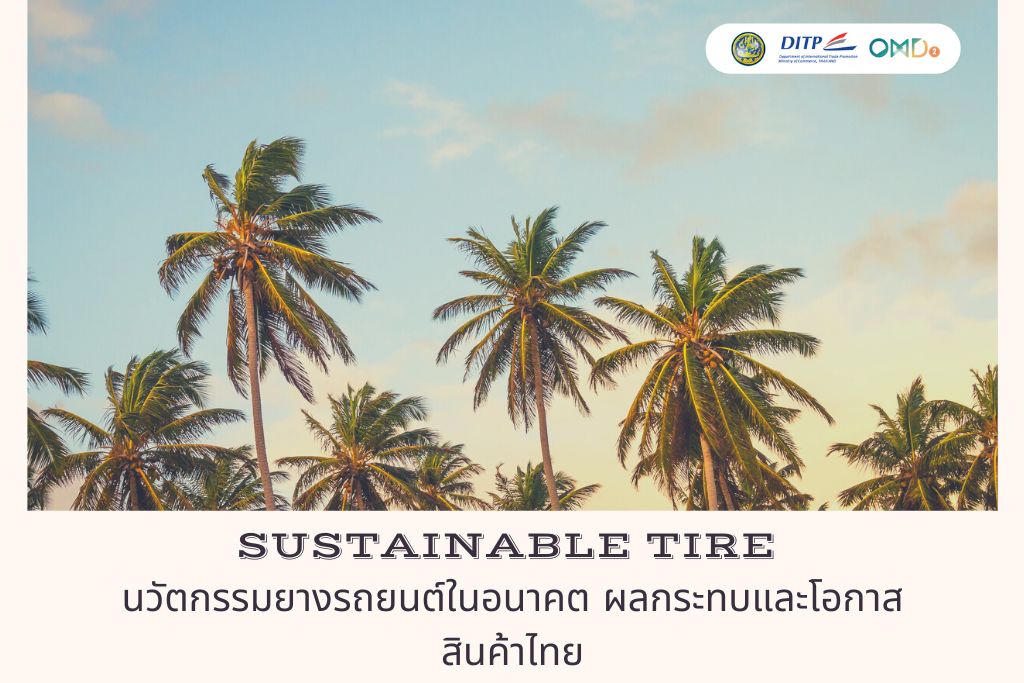 Sustainable Tire นวัตกรรมยางรถยนต์ในอนาคต ผลกระทบและโอกาสสินค้าไทย
